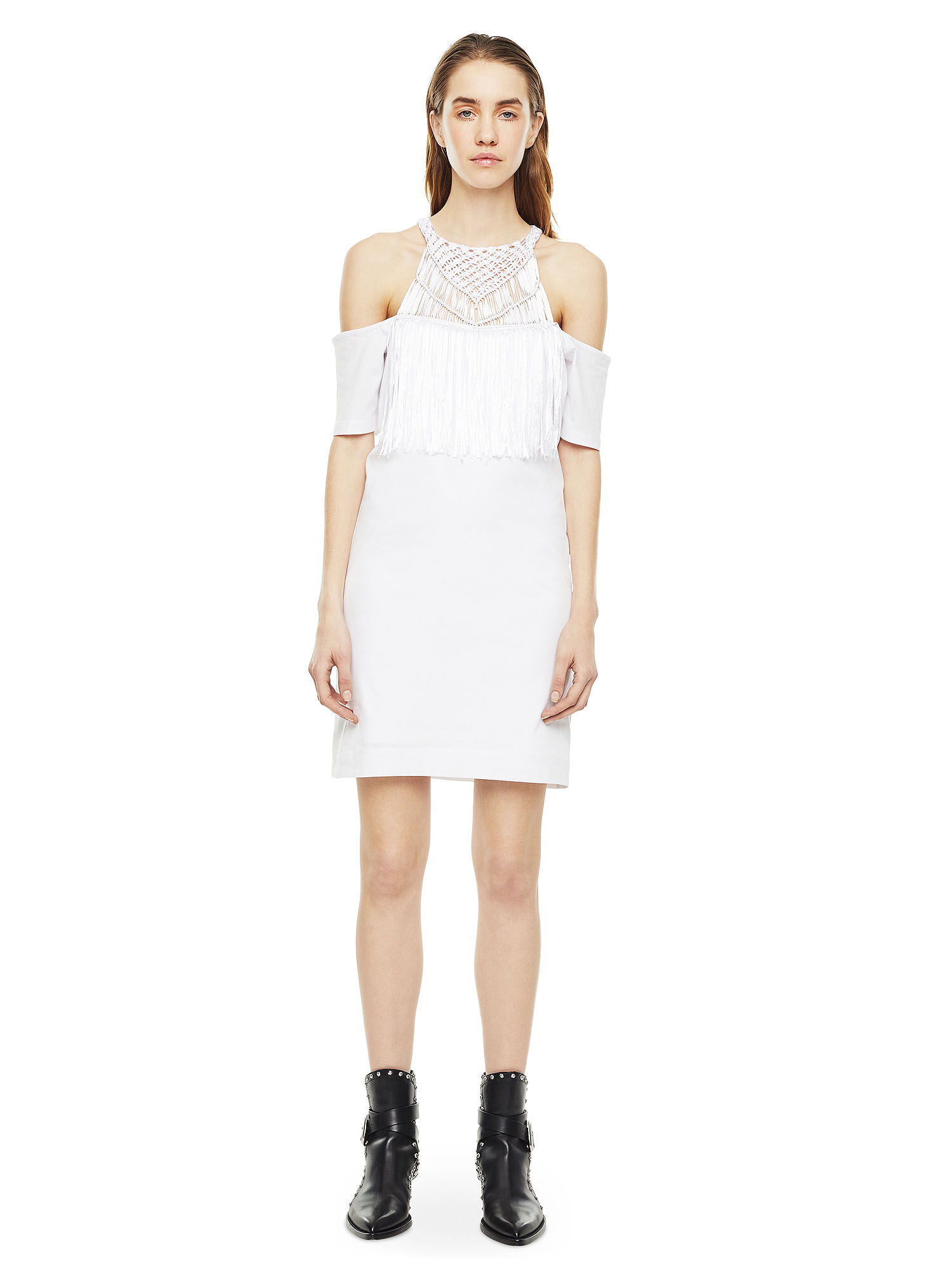 Short Grey Jersey Dress